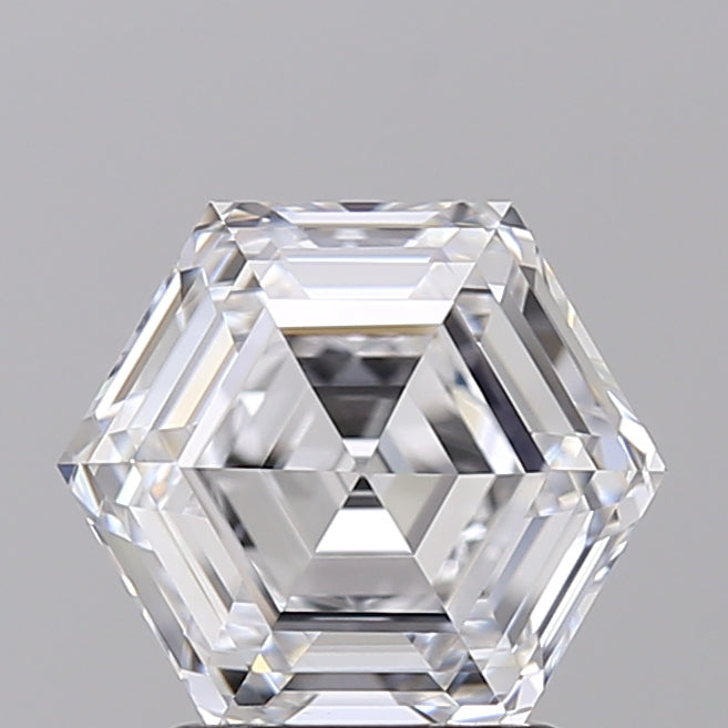 IGI Certified 2.20 Carat Hexagonal Cut Lab-Grown Diamond