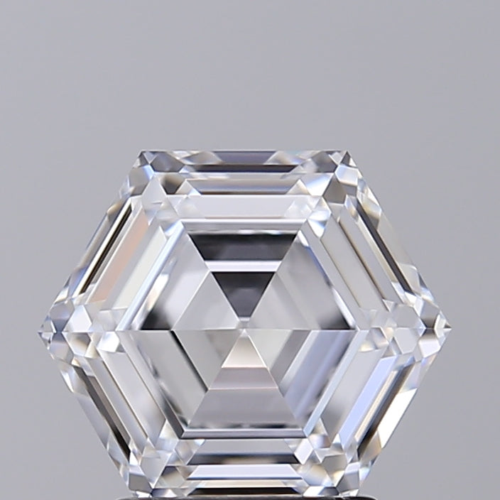 IGI Certified 2.40 CT HPHT Hexagonal Lab Grown Diamond, D VVS1