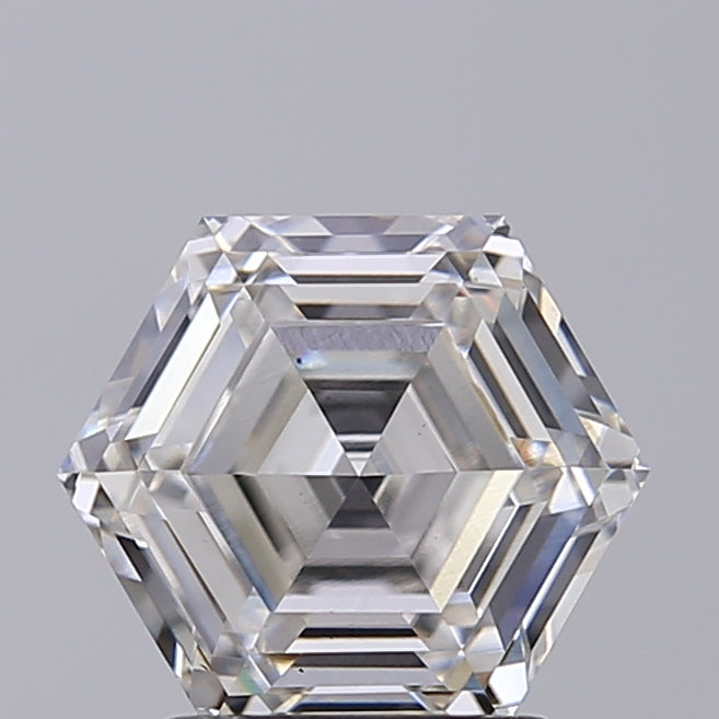 IGI Certified 2.42 CT HPHT Hexagonal Lab Grown Diamond, G VS2