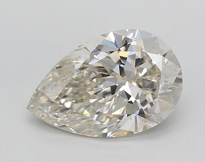 IGI Certified 2.48 CT Pear Cut Lab-Grown Diamond, H Color, VS1 Clarity