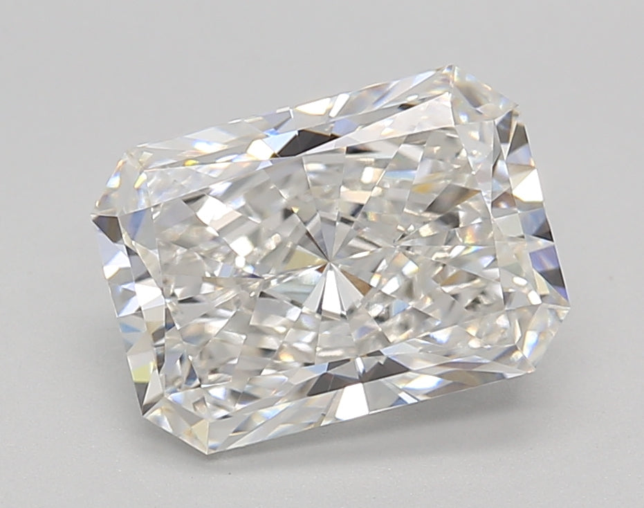 IGI Certified 2.67 CT Radiant Cut E Color Lab-Grown Diamond