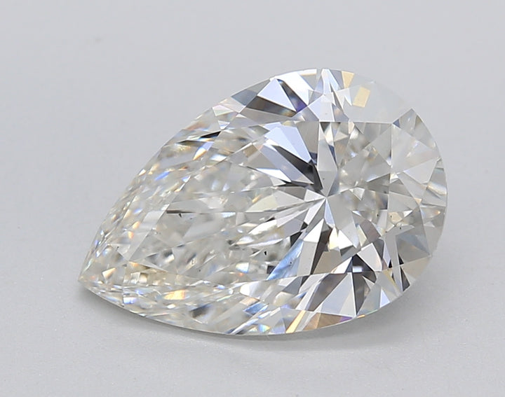 IGI Certified 2.97 CT Pear Cut F Color Lab-Grown Diamond