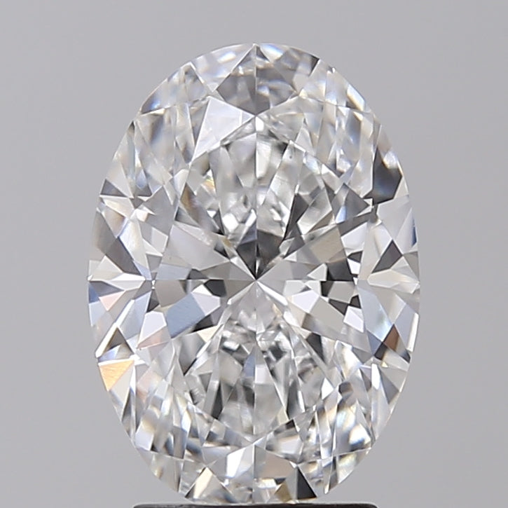 IGI Certified 3.00 CT Oval Lab-Grown Diamond - VS1 Clarity, D Color