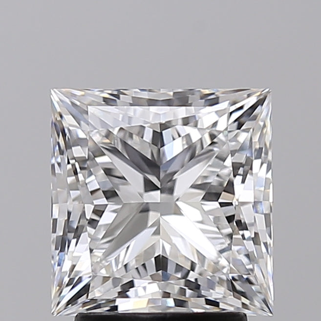 IGI Certified 3.00 CT Princess Cut D Color Lab-Grown Diamond