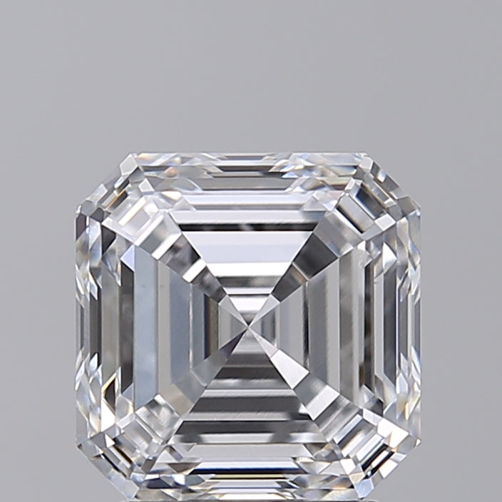 IGI Certified 3.00 CT Square Emerald Lab-Grown Diamond: E Color, VVS2 Clarity