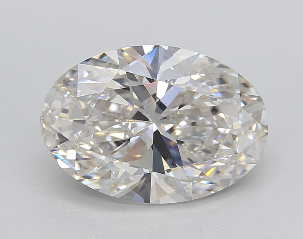IGI Certified 3.00 ct Oval Cut Lab Grown Diamond - H Color, VS2 Clarity