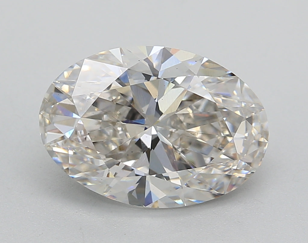 IGI Certified 3.02 CT Oval Lab Grown Diamond - H Color, VS2 Clarity