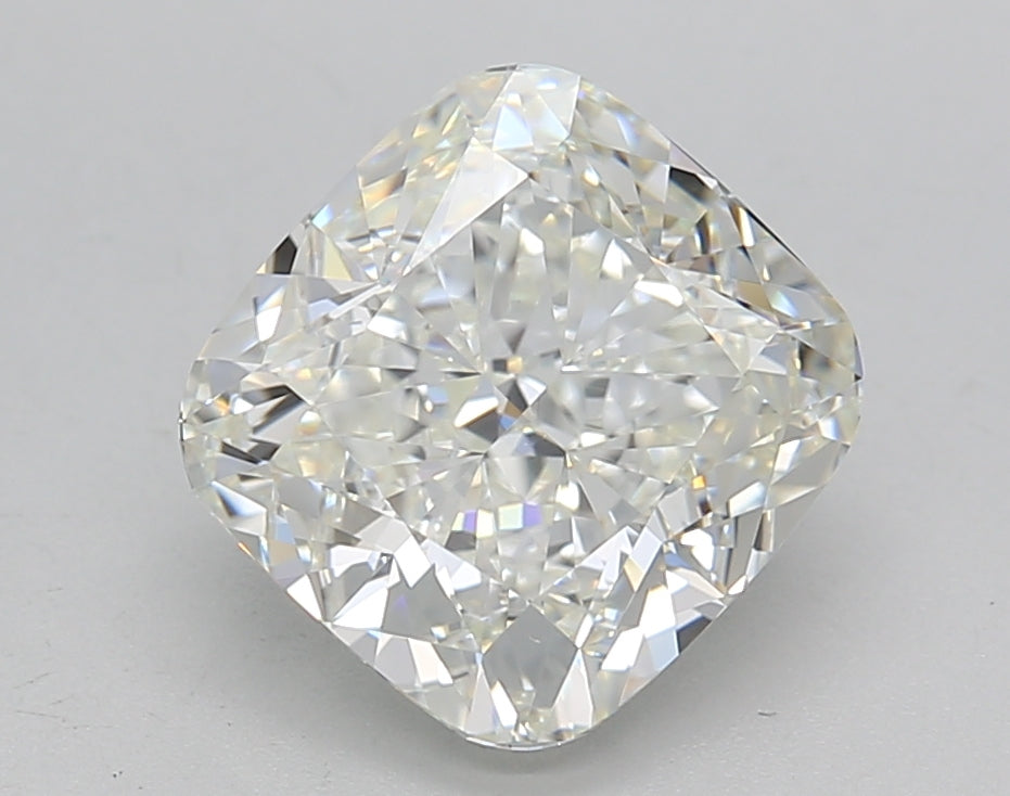 IGI Certified 3.03 CT Cushion Cut Lab-Grown Diamond - VS1, H Color