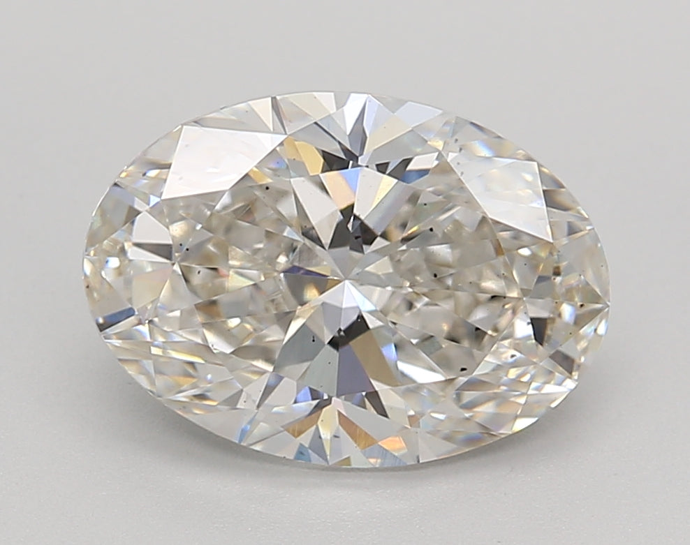 IGI Certified 3.03 CT Oval Lab Grown Diamond - H Color, VS2 Clarity