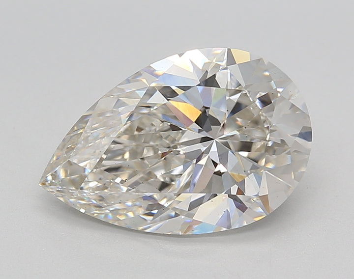 IGI Certified 3.04 ct Pear Cut Lab Grown Diamond G VS2