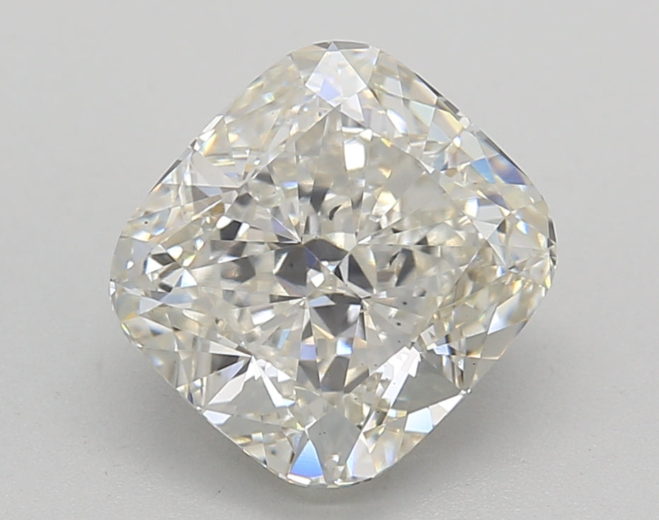 IGI Certified 3.05 CT Cushion Cut Lab-Grown Diamond - SI1, H Color