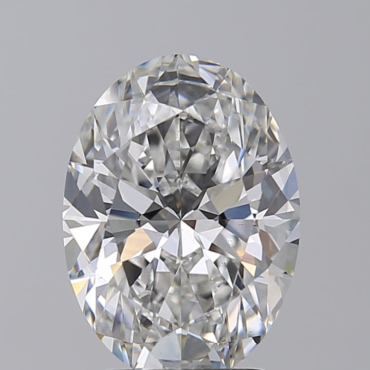 GIA Certified 3.05 CT Oval CVD Diamond - G Color, VS1 Clarity