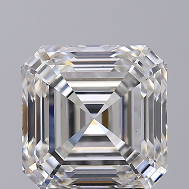 IGI Certified 3.05 CT Square Emerald Cut Lab-Grown Diamond (G Color, VS1 Clarity)