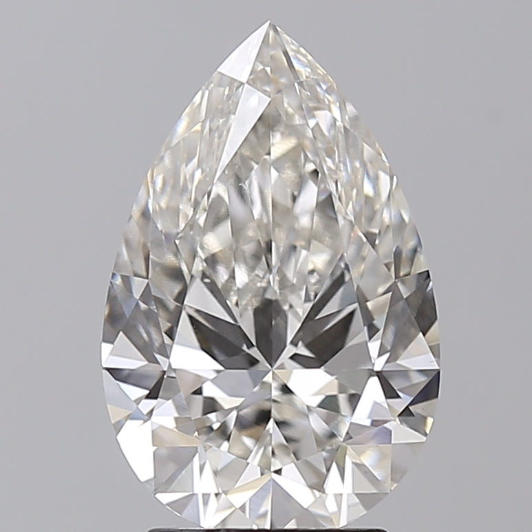 IGI Certified 3.05 ct Pear CVD Lab Grown Diamond G VS1