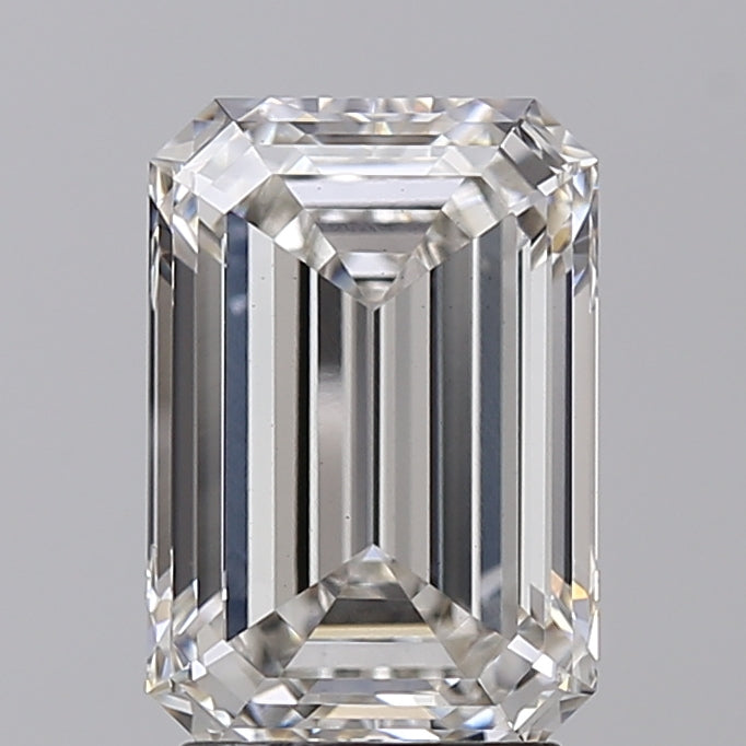 IGI Certified 3.06 CT G Color VS1 Emerald Cut Lab-Grown Diamond