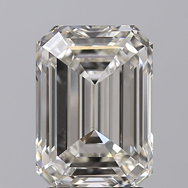 IGI Certified 3.06 CT H Color VS1 Emerald Cut Lab-Grown Diamond