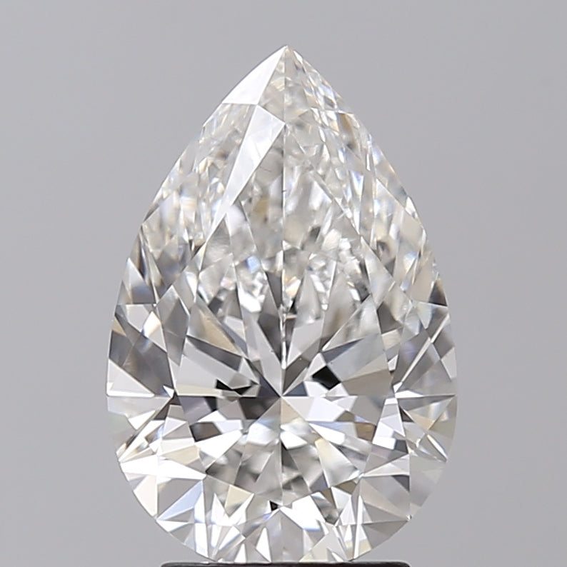 IGI Certified 3.08 ct Pear Cut Lab Grown Diamond G VS1