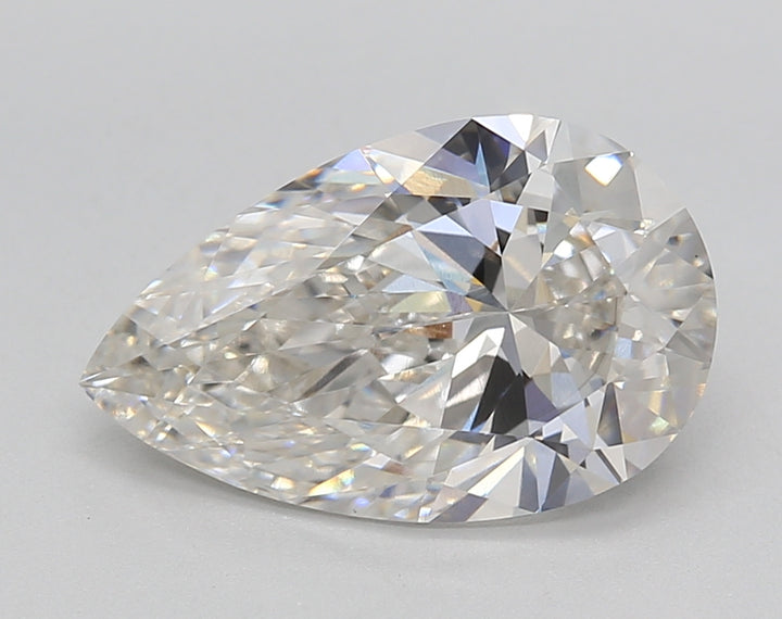 IGI Certified 3.10 ct Pear Cut Lab Grown Diamond G VS1