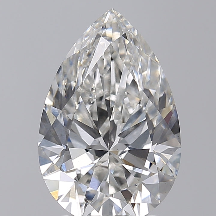 IGI Certified 3.10 ct Pear Cut Lab Grown Diamond G VS1