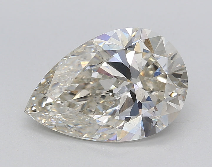 IGI Certified 3.10 ct Pear Cut Lab Grown Diamond H VS2