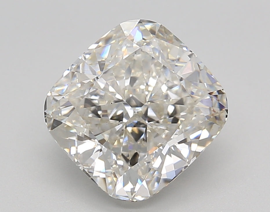 IGI Certified 3.12 CT H Color Cushion-Cut Lab-Grown Diamond