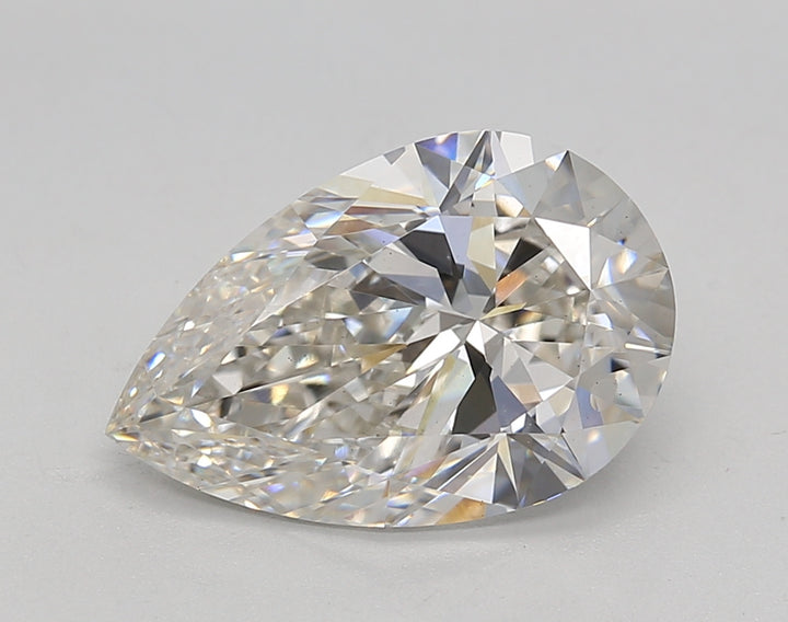 IGI Certified 3.20 ct Pear CVD Lab Grown Diamond H VS1