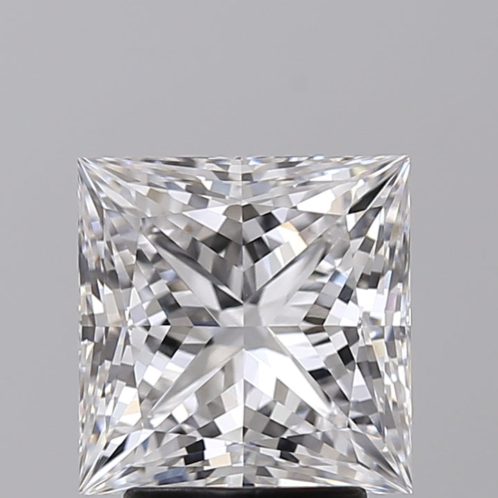 IGI Certified 3.25 CT Princess Cut Lab Grown Diamond - VVS2 Clarity, Color Grade E