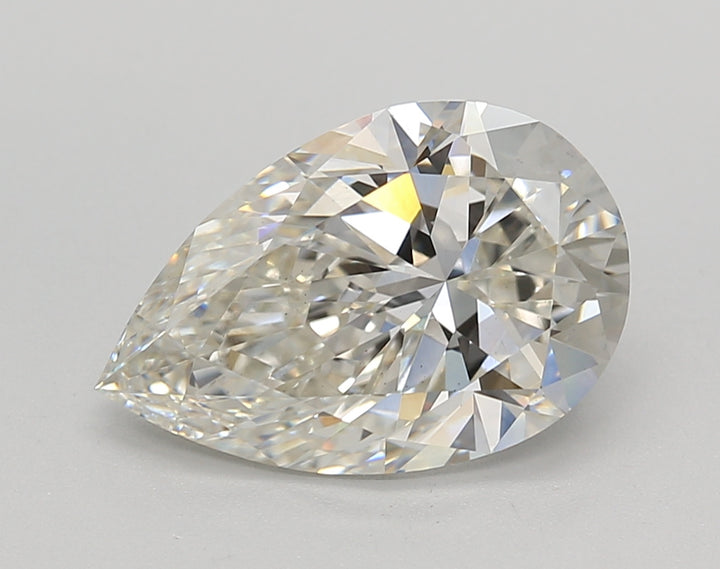 IGI Certified 3.26 ct Pear CVD Lab Grown Diamond H VS1