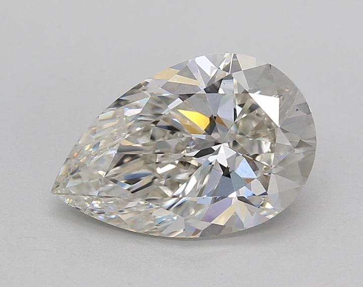 IGI Certified 3.27 ct Pear Cut Lab Grown Diamond G VS1