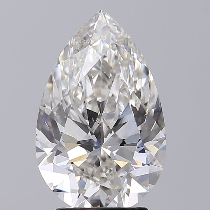 IGI Certified 3.30 ct Pear CVD Lab Grown Diamond H VS1