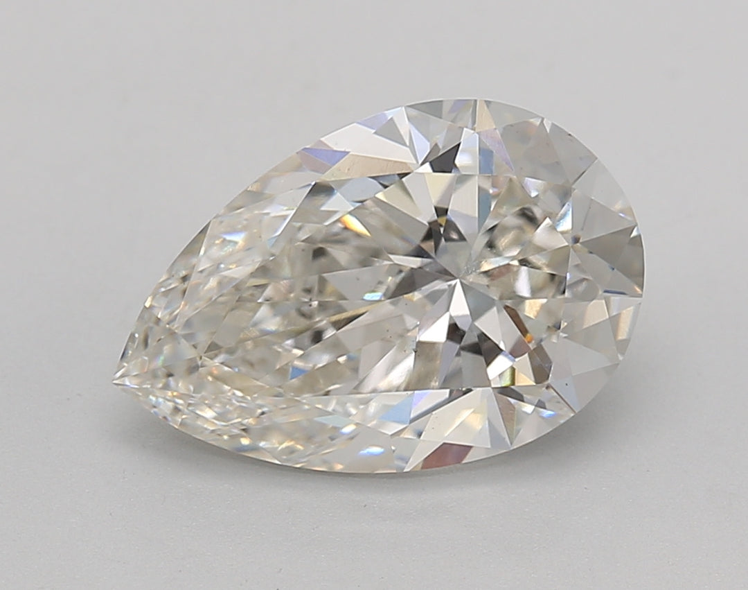 IGI Certified 3.31 ct Pear Cut Lab Grown Diamond G VS1