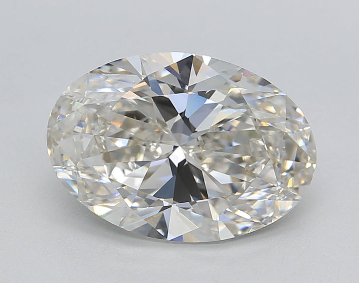 IGI Certified 3.40 CT Oval Lab Grown Diamond - H Color, VS1 Clarity