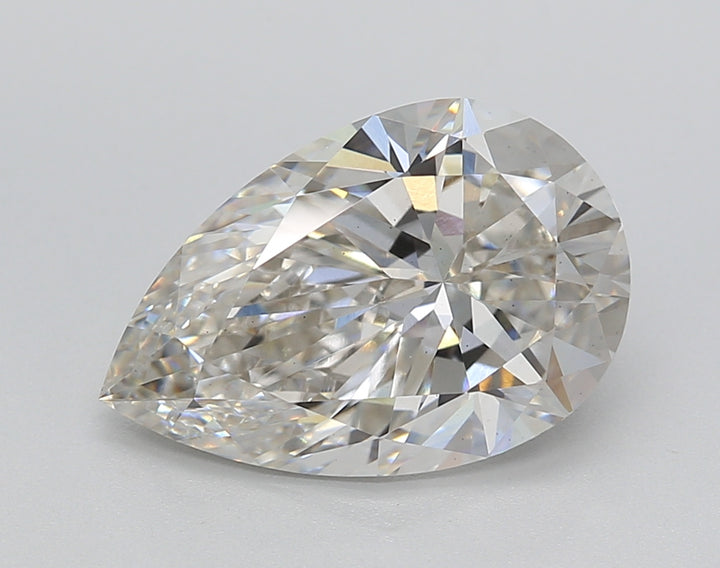 IGI Certified 3.55 ct Pear Cut Lab Grown Diamond H VS2