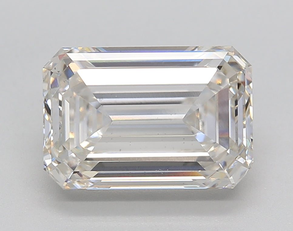 IGI Certified 3.63 CT H Color VS1 Emerald Cut Lab-Grown Diamond