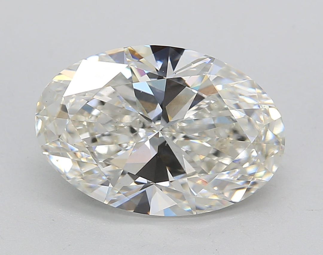 IGI Certified 4.00 CT Oval Lab-Grown Diamond - VS2 Clarity, H Color