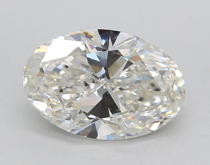 IGI Certified 4.00 CT Oval Lab-Grown Diamond - VS2 Clarity, H Color