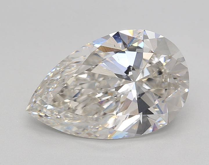 IGI Certified 4.02 CT Pear Cut Lab Grown Diamond - G Color, VS2 Clarity