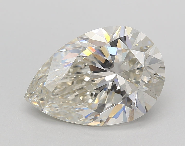 IGI Certified 4.04 ct Pear CVD Diamond H VS1