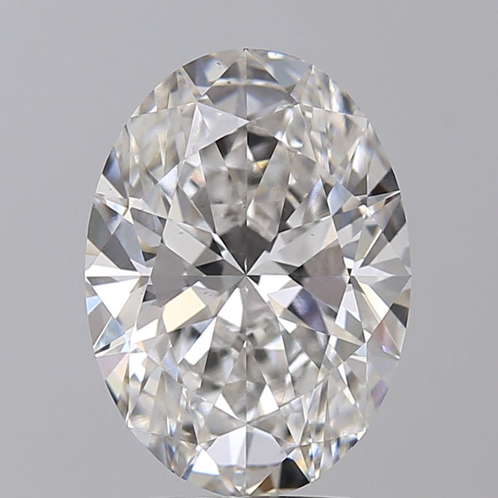 IGI Certified 4.05 CT Oval Cut Lab-Grown Diamond, G Color, VS1 Clarity