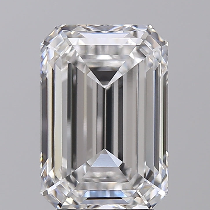 IGI Certified 4.08 CT Emerald Cut Lab Grown Diamond, D Color, VS1 Clarity