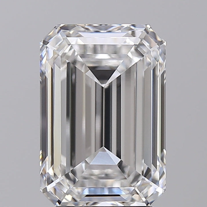 IGI Certified 4.08 CT Emerald Cut Lab Grown Diamond, D Color, VS1 Clarity