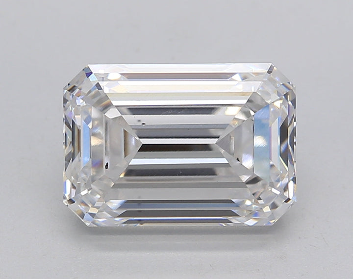 IGI Certified 4.10 CT Emerald Cut Lab-Grown Diamond - F Color, VS2 Clarity