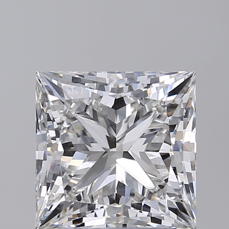 IGI Certified 4.11 CT Princess Cut Lab Grown Diamond - F Color, VVS2 Clarity