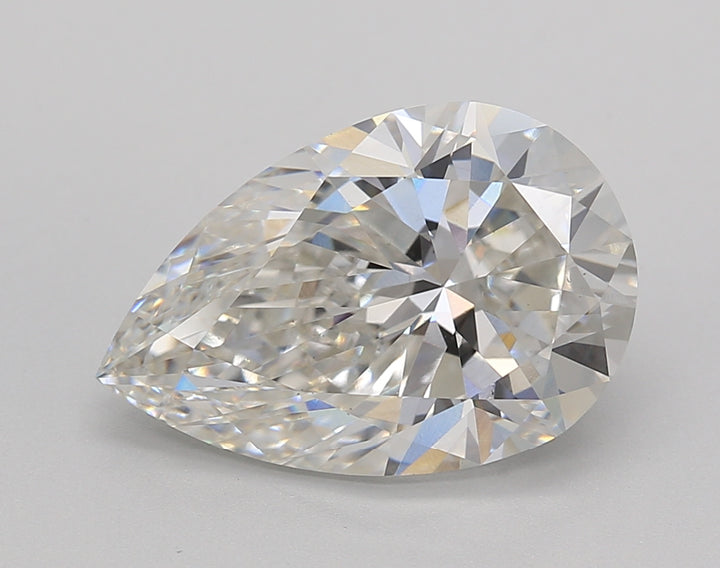 IGI Certified 4.28 ct Pear CVD Lab Grown Diamond G VS1