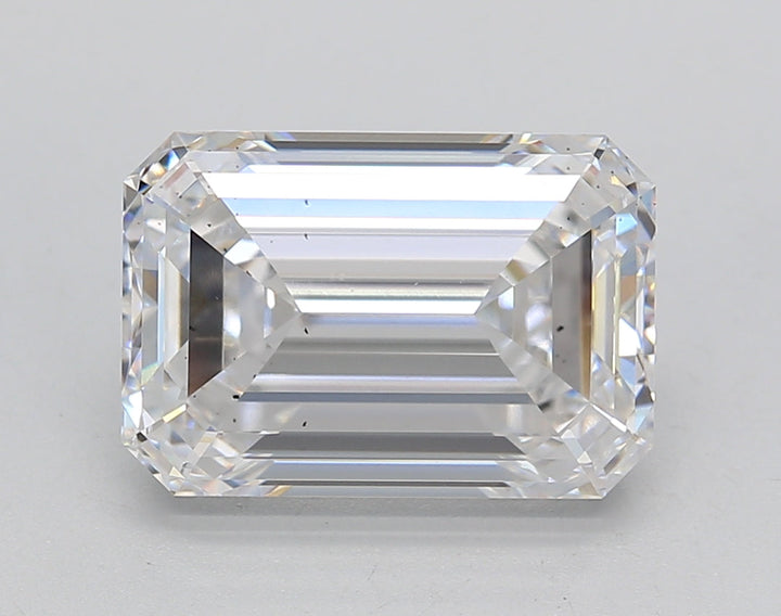 IGI Certified 4.35 CT E Color SI1 Emerald Cut Lab-Grown Diamond