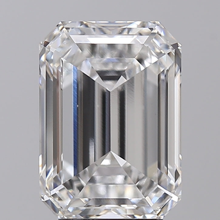 IGI Certified 4.66 CT Emerald Cut Lab Grown Diamond, E Color, VS1 Clarity