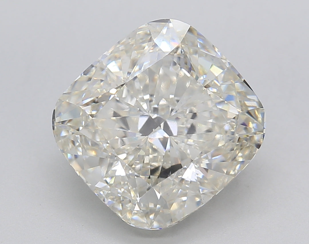 IGI Certified 5.01 CT H Color Cushion-Cut Lab-Grown Diamond"