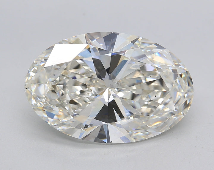 IGI Certified 7.01 CT Oval Cut Lab-Grown Diamond - VS2 Clarity, H Color