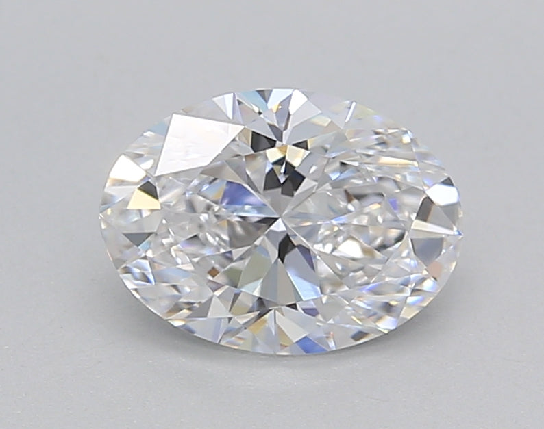 IGI Certified Oval Cut Lab Grown Diamond - 1.00 CT, D Color, Internally Flawless Clarity