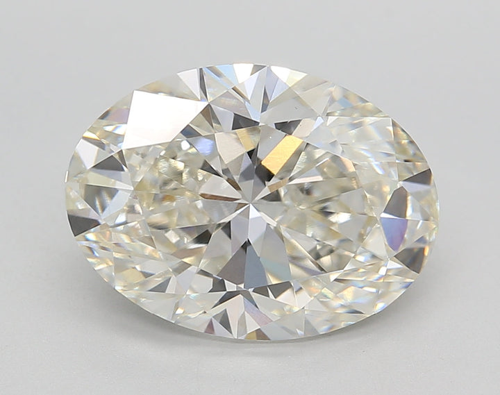 Oval-cut 5.05 ct. CVD diamond from IGI Certified lab, H color, VS1 clarity.